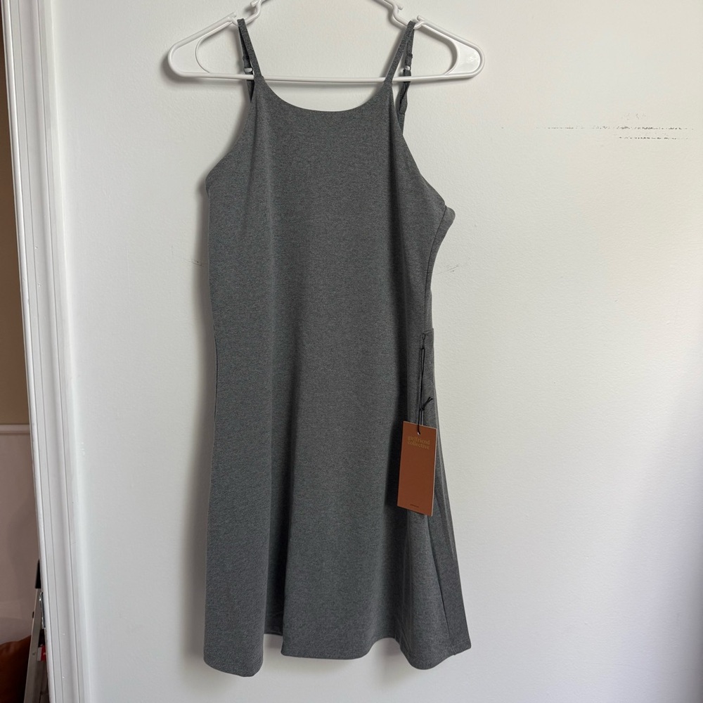 Girlfriend Collective Gray Mini Dress